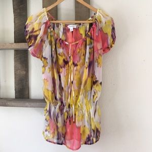 Calvin Klein peasant top